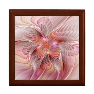 Abstract Butterfly Colourful Fantasy Fractal Art Gift Box