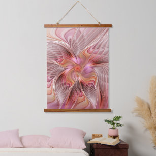 Abstract Butterfly Colourful Fantasy Fractal Art Hanging Tapestry