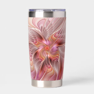 Abstract Butterfly Colourful Fantasy Fractal Art Insulated Tumbler