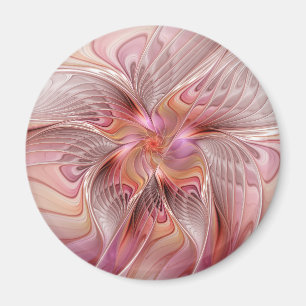Abstract Butterfly Colourful Fantasy Fractal Art Magnet