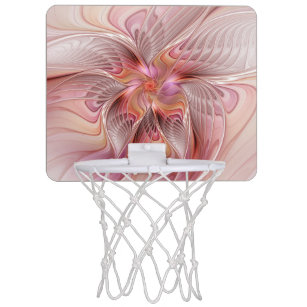 Abstract Butterfly Colourful Fantasy Fractal Art Mini Basketball Hoop