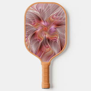 Abstract Butterfly Colourful Fantasy Fractal Art Pickleball Paddle