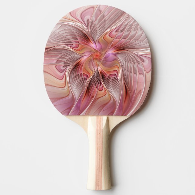 Abstract Butterfly Colourful Fantasy Fractal Art Ping Pong Paddle (Front)