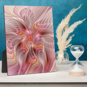 Abstract Butterfly Colourful Fantasy Fractal Art Plaque