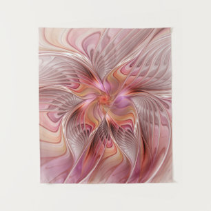 Abstract Butterfly Colourful Fantasy Fractal Art Tapestry