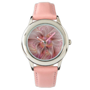 Abstract Butterfly Colourful Fantasy Fractal Art Watch