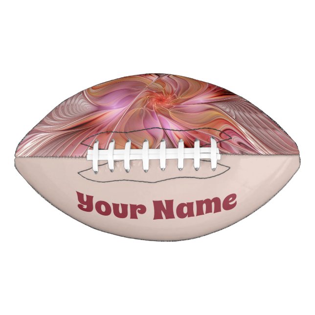 Abstract Butterfly Colourful Fantasy Fractal Name American Football (Front)