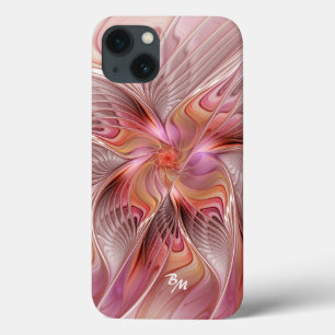 Abstract Butterfly Colourful Fractal Art Monogram iPhone 13 Case