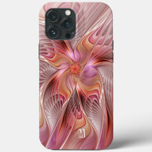 Abstract Butterfly Colourful Fractal Art Monogram iPhone 13 Pro Max Case