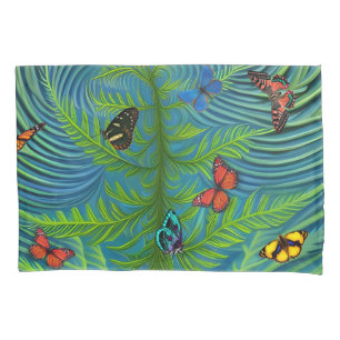 Abstract Butterfly Dream Garden Pillowcase