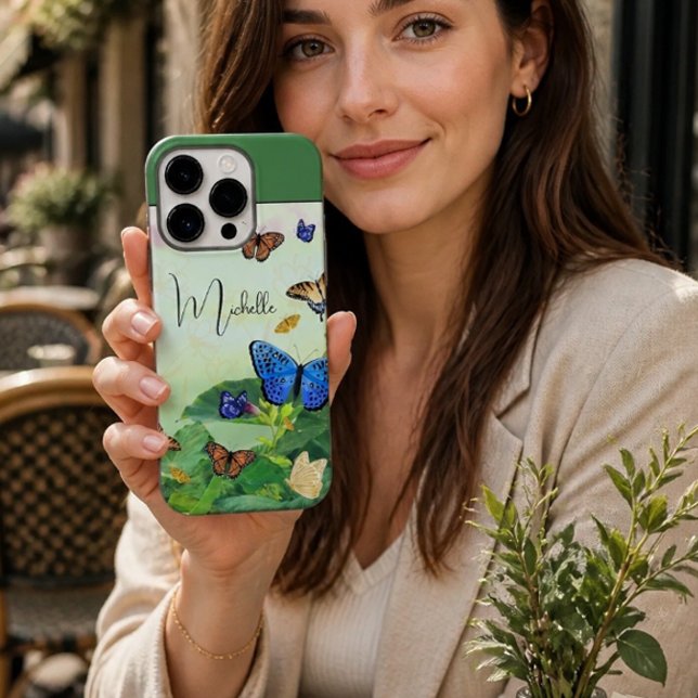 Abstract Butterfly Fields Personalised Case-Mate iPhone Case (Creator Uploaded)