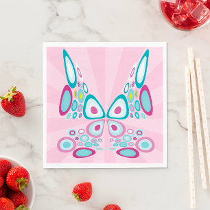 Abstract Butterfly Napkin