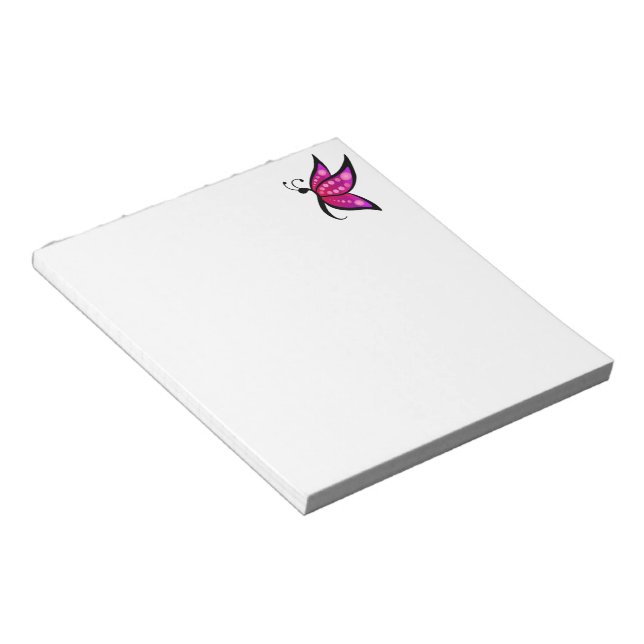 Abstract Butterfly Notepad (Angled)