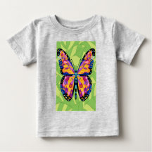Abstract butterfly painting