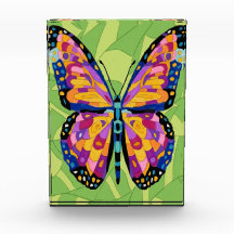 Abstract butterfly painting