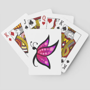 Abstract Butterfly Playing Cards