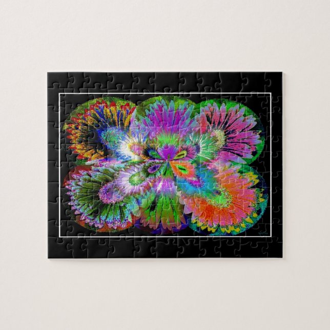 Abstract Butterfly Puzzle (Horizontal)