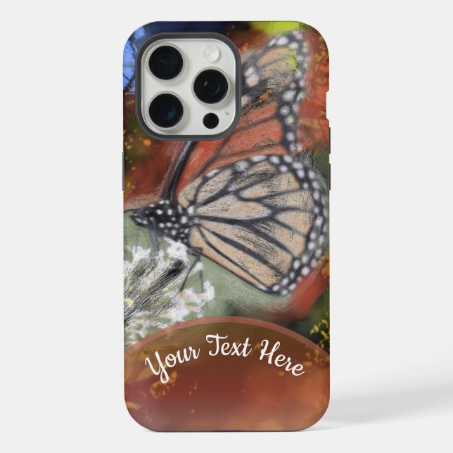 Abstract Butterfly PV02 iPhone Case (Back)