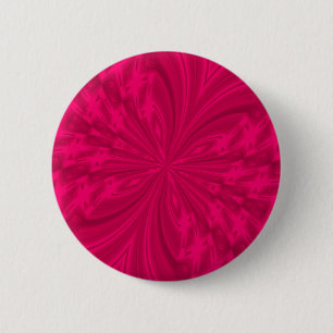 Abstract Butterfly Raspberry Pink Button
