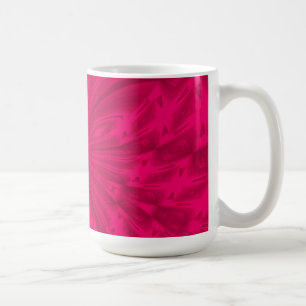 Abstract Butterfly Raspberry Pink Coffee Mug