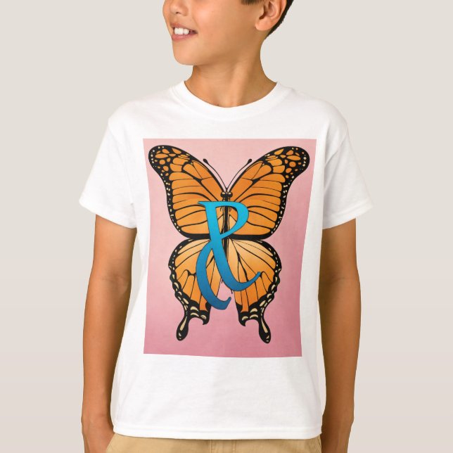 Abstract Butterfly Wings T-Shirt Design (Front)
