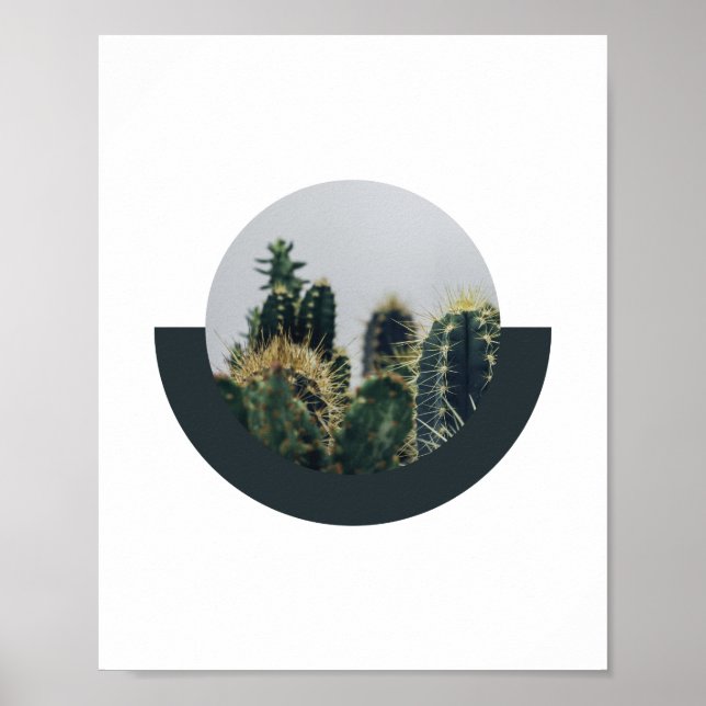 Abstract Cactus Poster 2 | 8x10 (Front)