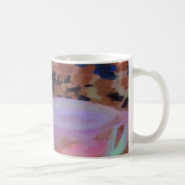 Abstract Cafe CricketDiane Coffee Art Mug (Right)