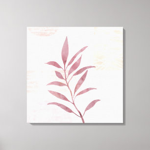 Abstract Calming Watercolor Shapes Canvas Print