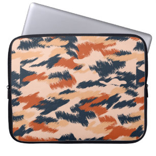 Abstract camouflage pattern. Seamless vintage wall Laptop Sleeve