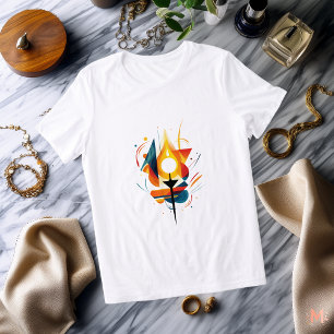 Abstract Candle Flame   Artistic Light & Fire Tri-Blend Shirt