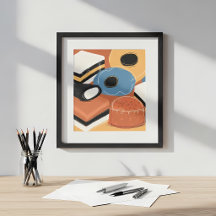 Abstract Candy Art (unframed) Poster