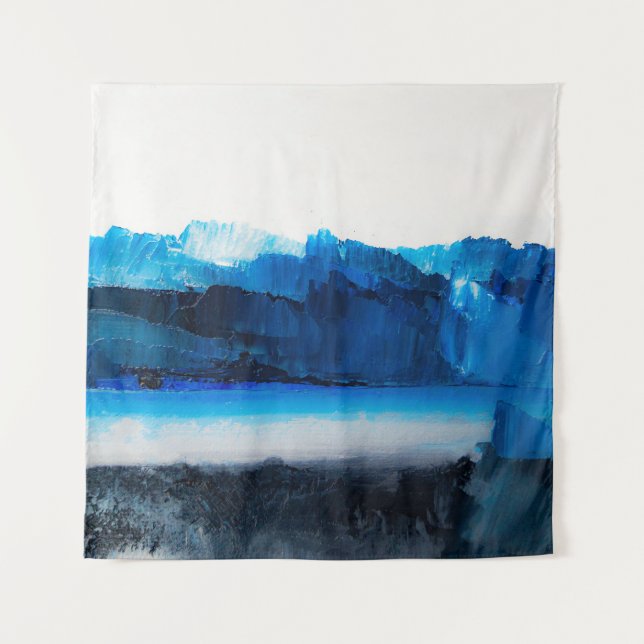 Abstract Canvas: Modern Art Texture. Tapestry (Front)