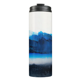 Abstract Canvas: Modern Art Texture. Thermal Tumbler