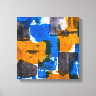 Abstract Canvas Pattern Art
