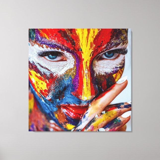 Abstract Canvas Print (Front)