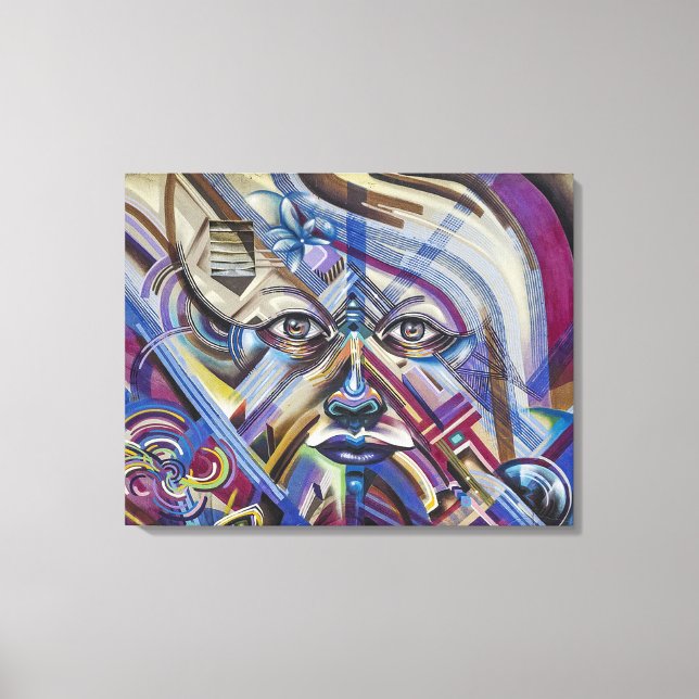 Abstract Canvas Print (Front)