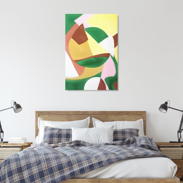 abstract  canvas print (Insitu(Bedroom))
