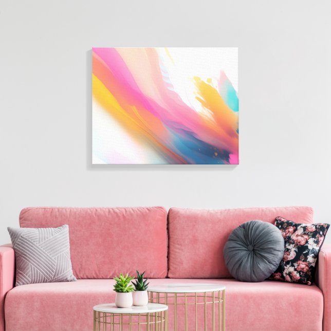 abstract canvas print (Insitu(LivingRoom))