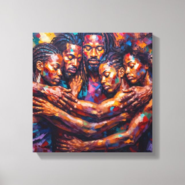 Abstract Canvas Print (Front)