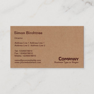 Abstract - Cardboard Box Business Card