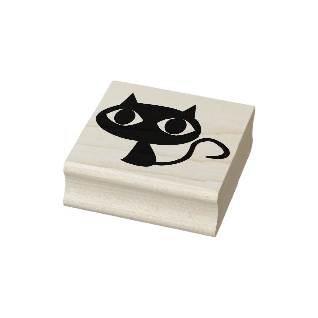 Abstract cat art stamp (Stamp)
