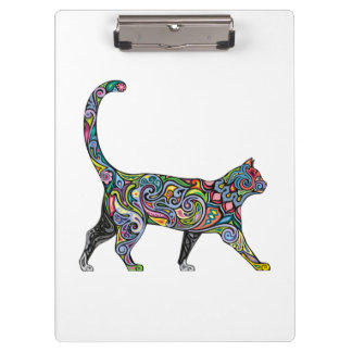 Abstract Cat Clipboard