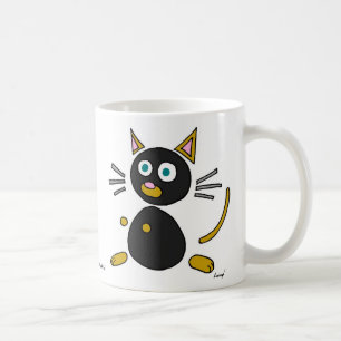 Abstract Cat Mug