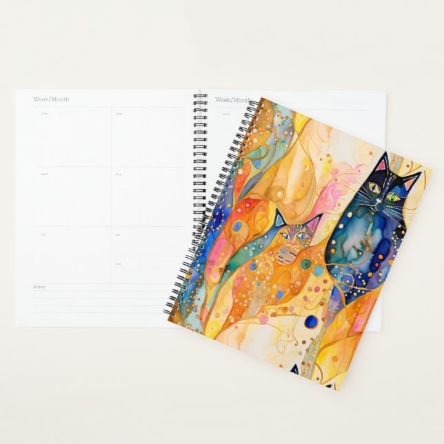 Abstract Cats Planner (Display)
