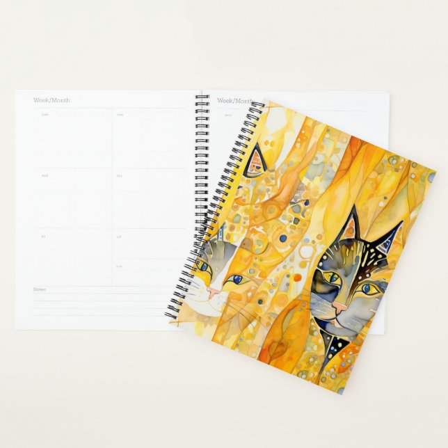 Abstract Cats Planner (Display)