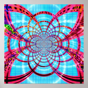 Abstract Ceiling 1.3b Poster