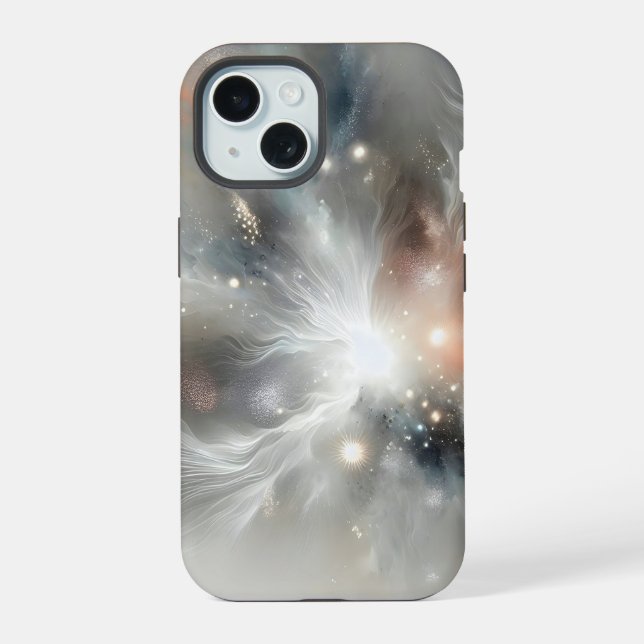 Abstract Celestial Nebula iPhone 15 Case (Back)