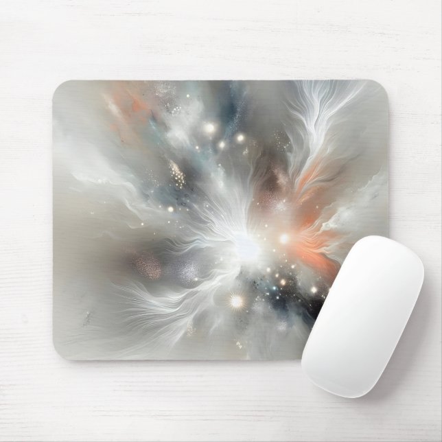 Abstract Celestial Nebula Mouse Mat (With Mouse)