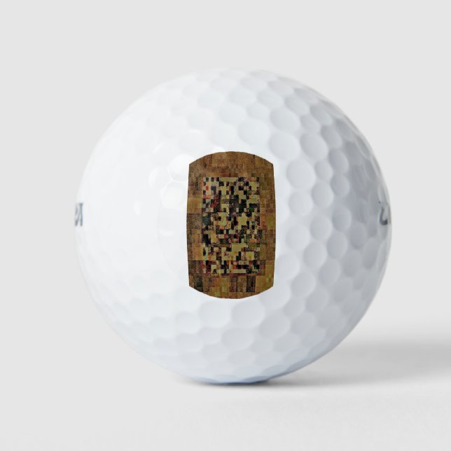 abstract cell art  golf ball (Front)