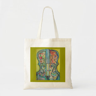 Abstract Cello Tote Bag